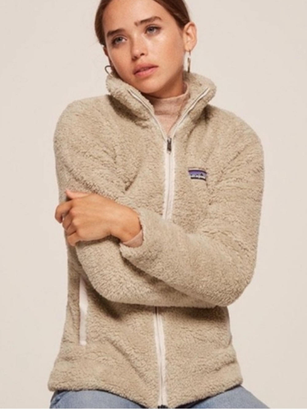 Patagonia Las Gatos Full Zip Jacket, Small, El Cap Khaki